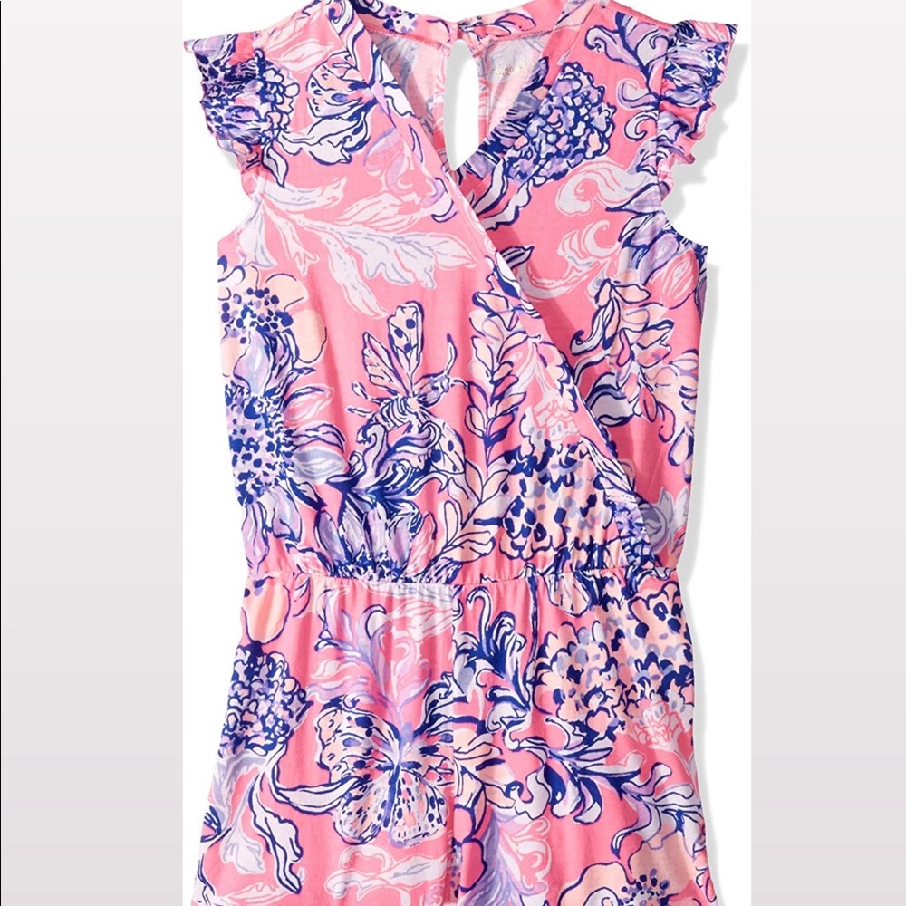 Lilly Pulitzer Girls Romee Shorts Romper